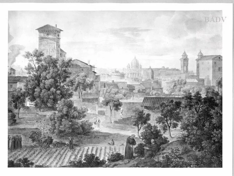 Vista dal monastero di S. Isidoro a Castel Sant'Angelo - Führermuseum, Linz
